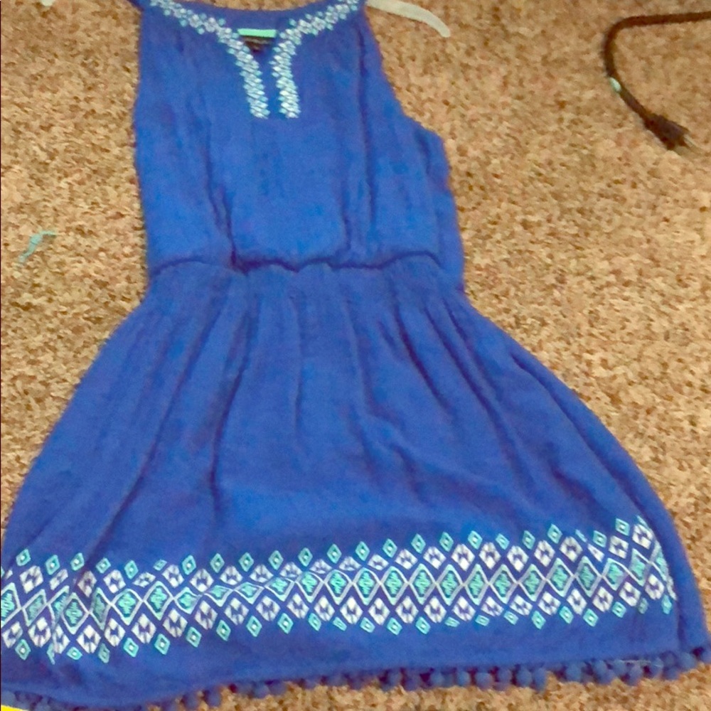 Blue dress